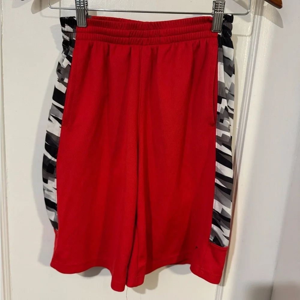 Old Navy Kids Red Shorts with Black and White Accents